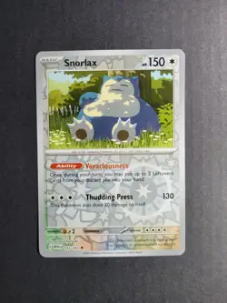 Snorlax 143/165 Pokemon TCG S&V 151 Reverse Holo Uncommon NM - Image 2