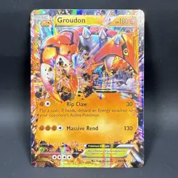 Pokemon Groudon EX 85/160 MP-HP XY Primal Clash - Image 1
