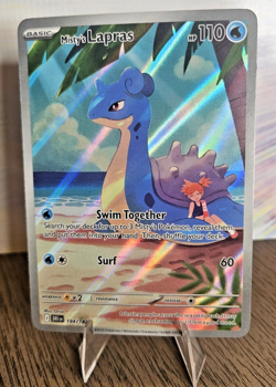 Pokemon TCG Misty's Lapras 194/182 Sv10: Destined Rivals Holo Illustration Rare - Image 1