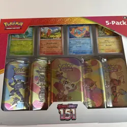 Scarlet & Violet 151 Mini Tin 5-Pack | Costco Exclusive | Pokemon TCG - Image 4