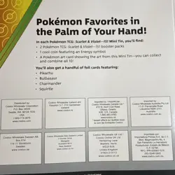 Scarlet & Violet 151 Mini Tin 5-Pack | Costco Exclusive | Pokemon TCG - Image 5