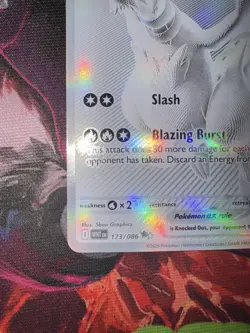 Reshiram EX 173/086 White Flare BWR NM Pokemon TCG - Image 2