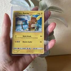 Pokemon Alolan Raichu Sun & Moon Trainer Kit 17/30 Uncommon Stage 1 110 HP Card… - Image 5