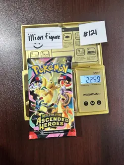 VERY HEAVY! GOD PACKUUU 22.59g Ascended Heroes Pokemon TCG Booster (SEALED) - Image 1