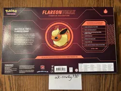 Pokemon Flareon VMAX Premium Collection Promo Exclusive Booster Box - Image 2