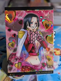 No.7-9 Super Rare ONE PIECE Boa Hancock Wafer Card LP+ 🔥 - Image 1