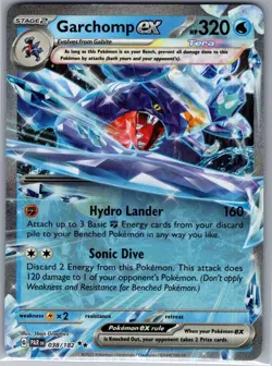 Garchomp ex 038/182 SV04: Paradox Rift - Pokemon Card - NM - Image 1