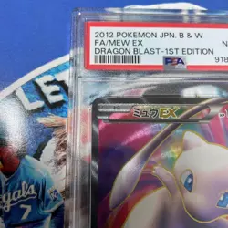 PSA 8 Mew EX SR BW Promo Japanese Pokemon Card GEM MINT Rare Collector Item - Image 2