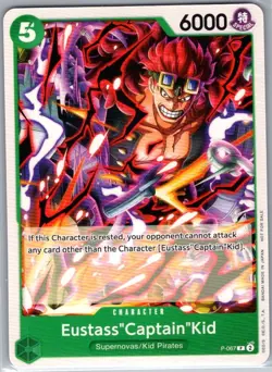 Eustass"Captain"Kid (OP-07 Pre-Release) P-067 English - One Piece Card - NM - Image 1