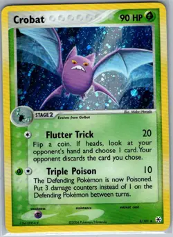 Crobat 3/101 Holo Hidden Legends - Pokemon Card - NM - Image 1