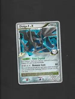Pokemon TCG Dialga G LV.X Ultra Rare Holo Card 122/127 Platinum - Image 1