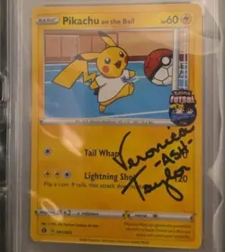 Futsal Pikachu On The Ball - Veronica Taylor Signed - PSA GEM 10 💎 Pokemon Card - Image 2