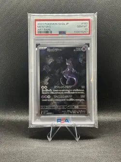Mewtwo 183 Sv2a: Pokemon Card 151 Holo (Japanese) PSA 10 (scratch) - Image 1