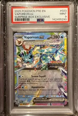 PSA 9 & 10 Prismatic Evolutions Stamped Promo Cards 8/9 Sequential Set - Image 3