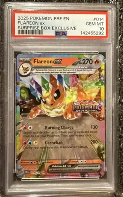 PSA 9 & 10 Prismatic Evolutions Stamped Promo Cards 8/9 Sequential Set - Image 5