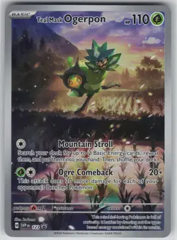 Teal Mask Ogerpon - Promo SV: Scarlet & Violet Promo Cards 123 NM - Image 1