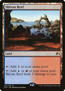 1x Shivan Reef LP Eng MTG - Magic Origins - Image 1