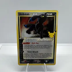 Pokemon TCG Umbreon Gold Star 17/17 Celebrations Classic Collection Holo - Image 1