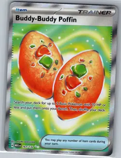 Buddy-Buddy Poffin 167/132 ME01: Mega Evolution - Pokemon Card - NM - Image 1