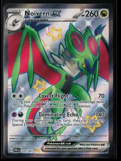Noivern ex 220/091 Shiny Ultra Rare Paldean Fates Pokemon NM - Image 1