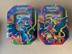 Pokemon TCG: Mega Charizard ex Tins X & Y (Set of 2) - SEALED ✅ FAST SHIPPING 🚚 - Image 1