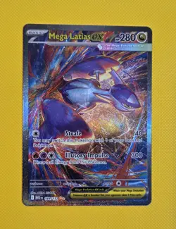 Mega Latias EX Full Art Holo 181/132 Me01: Mega Evolution SIR HP 280 Pokemon TCG - Image 1