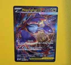Mega Latias EX Full Art Holo 181/132 Me01: Mega Evolution SIR HP 280 Pokemon TCG - Image 3