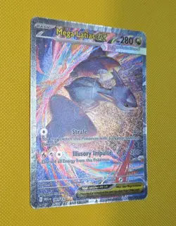 Mega Latias EX Full Art Holo 181/132 Me01: Mega Evolution SIR HP 280 Pokemon TCG - Image 4