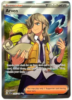 Arven 235/198 - Pokemon TCG - Scarlet & Violet Base Set Ultra Rare Holo - Image 1