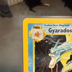 CLEAN Pokemon Gyarados Base Set 2 007/130 Cosmos Holo Rare PSA Gradeable - Image 4