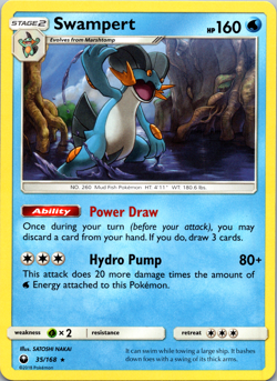 Swampert 35/168 - Celestial Storm - Rare - Non-Holo - Near Mint - Pokemon TCG - Image 1