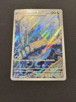 Pokemon TCG Dragonair 181/165 Scarlet & Violet 151 Illustration Rare Near Mint - Image 2