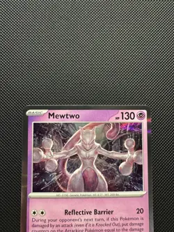 Pokemon TCG Mewtwo 150/165 Sv: Scarlet & Violet 151 Holofoil Near Mint - Image 3