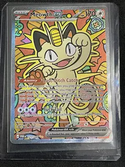 Meowth ex 121/088 ENGLISH Special Illustration Rare - Perfect Order SIR Pokemon - Image 1