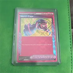 Pokemon Hero's Cape ACE SPEC Rare Holo 152/162 SV05: Temporal Forces Trainer - Image 1