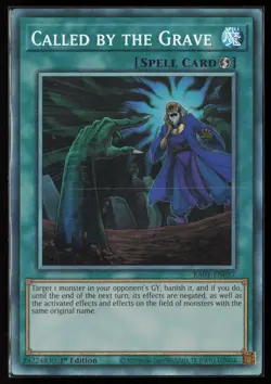 Yugioh Called by the Grave RA01-EN057 1st Edition Prismatic Collector's Ra - Image 1