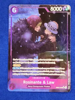 One Piece Rosinante & Law (Alternate Art) EB04-038 The Azure Sea's Seven - Image 1