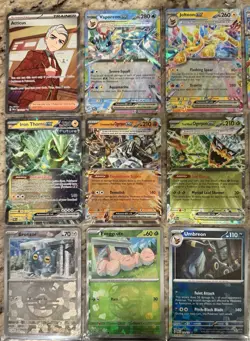 Pokemon Prismatic Evolutions Full Art, EX, MegaBall, PokeBall - Lot Of 38 Cards - Image 3
