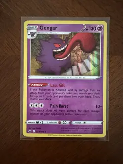 Gengar 057/198 - Chilling Reign - Holo Rare Pokemon Card - Near Mint (NM) - Image 1