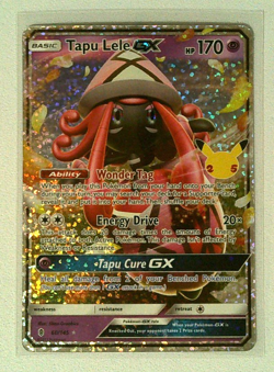 Pokemon TCG Tapu Lele GX 60/145 25th Anniversary Celebrations Card - Image 1