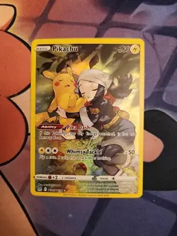 Pikachu - TG05/TG30 - Full Art Holo Rare Lost Origin - Pokemon Card - NM - Image 1