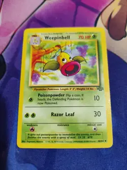 NM+ Weepinbell Jungle 48/64 Pokemon Card | EXCELLENT - Image 2