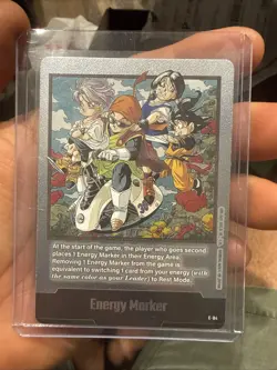 Energy Marker E-84 Silver Manga Booster 02 Dragon Ball Card English DB.9 - Image 1