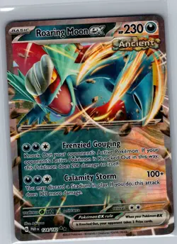 Roaring Moon ex 124/182 Paradox Rift - Pokemon Card - NM - Image 1
