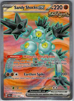 Sandy Shocks ex 228/182 SV04: Paradox Rift - Pokemon Card - NM - Image 1