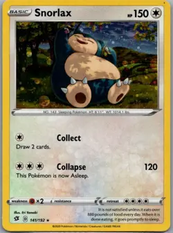Snorlax - (Cosmos Holo) Promo Miscellaneous Cards & Products 141/192 NM - Image 1