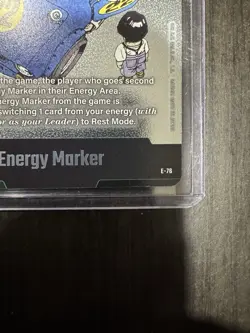 Energy Marker E-76 Silver Manga Booster 02 Dragon Ball Card English - Image 4