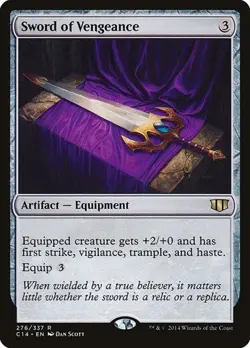 1x Sword of Vengeance NM Eng MTG - Commander 2014 - Image 1