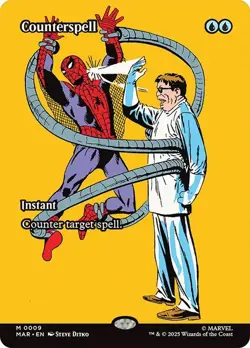 Counterspell Borderless Marvel's Spider-Man NM MTG - Image 1