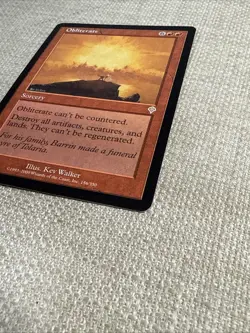 MTG Obliterate, Light Play, English Invasion - Image 3